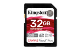 Memoria Sd Kingston Sdhc Canvas React Plus 300R Uhs-Ii V90(Sdr2/32Gb)
